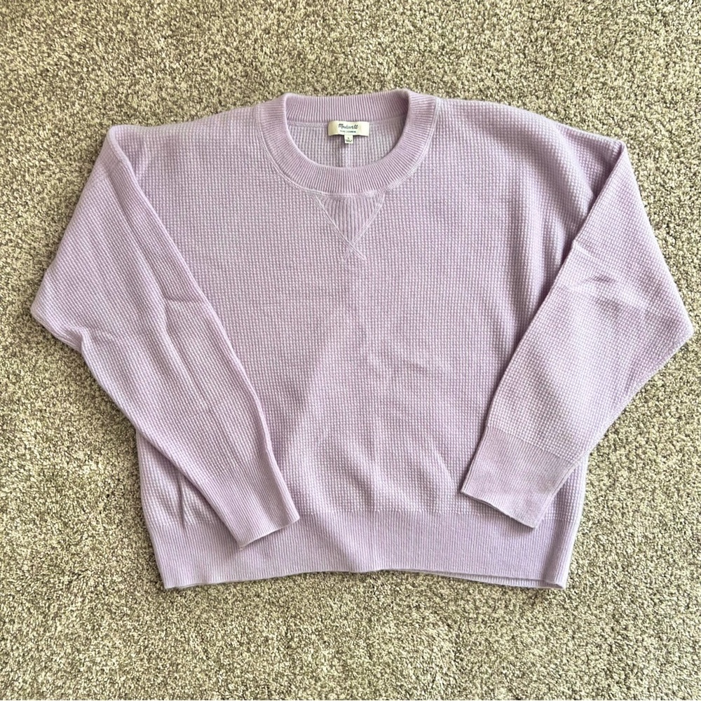 Madewell Cashmere Cropped Sweater